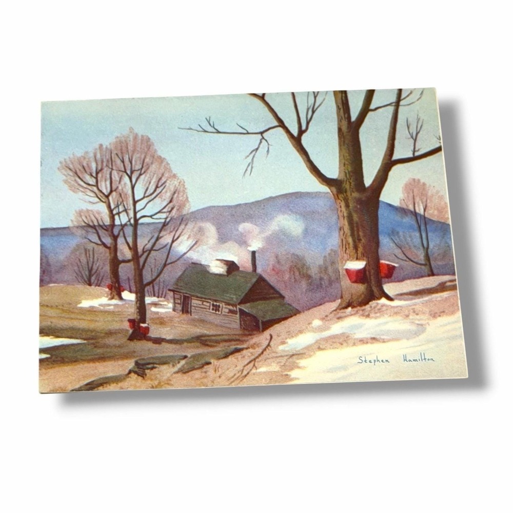 White & Wyckoff Scenic Notes Card c1950 Vintage I285